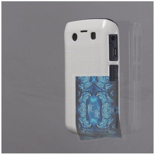 Blackberry Case ``Blue Butterfly Flower´´