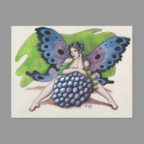 Blackberry Fairy Postcard postcards
