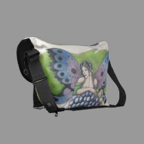 Blackberry Fairy rickshaw messenger bags