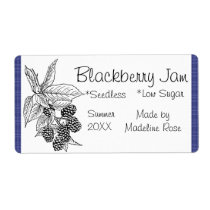 Blackberry Jam (Custom) Personalized Shipping Label