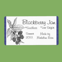 Blackberry Jam (Custom) labels