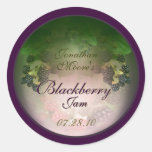 Blackberry label 3b round stickers