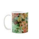 blackberry leaves in fall coffee mug