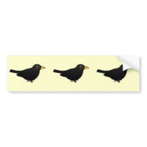 Blackbird Bumper Stickers