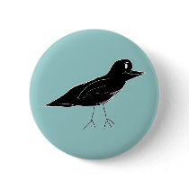 Blackbird Button (Blue)