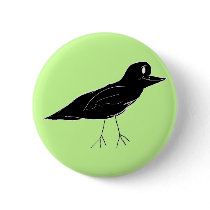 Blackbird Button (Green) by bchrisdesigns Blackbird Button (Green)