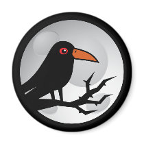 Blackbird Goth Raven/Crow magnets