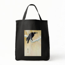 Blackbird in Snow, Ikeda Koson Tote Bags