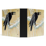 blackbird, snow, ikeda koson, koson, raven, crow,