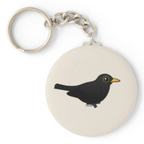 Blackbird Key Chain