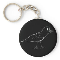 Blackbird Keychain (Black) keychains
