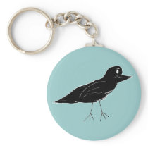 Blackbird Keychain (Blue) keychains
