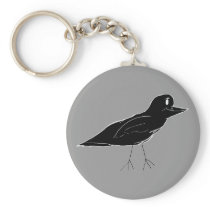 Blackbird Keychain (Gray) keychains