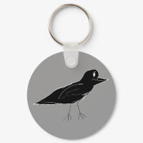 Blackbird Keychain (Gray) by bchrisdesigns Blackbird Keychain (Gray)