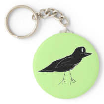 Blackbird Keychain (Green) keychains