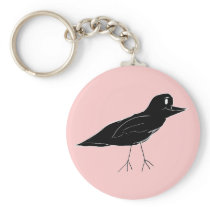 Blackbird Keychain (Pink) keychains