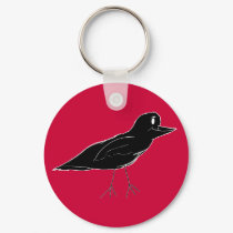 Blackbird Keychain (Red) by bchrisdesigns Blackbird Keychain (Red)
