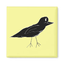 Blackbird Magnet (Yellow) by bchrisdesigns Blackbird Magnet (Yellow)