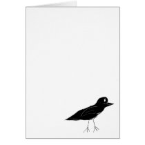Blackbird Notecard (White) cards