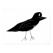 Blackbird Poster (White) posters