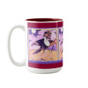 Blackbird Sings Morning Brew Mug by bayoudreamer Blackbird Sings Morning Brew Mug