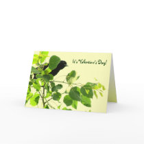 Blackbird Valentine Card