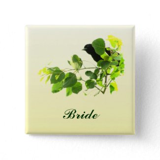 Blackbird Wedding Bridal Pin