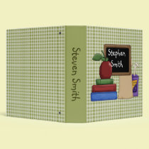 Blackboard and Books binders