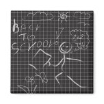Blackboard  Back to school Fridge Magnets