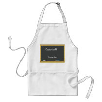 Blackboard Greeting - Customizable Apron
