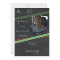 BlackBoard Kindergarten or Preschool Invitation