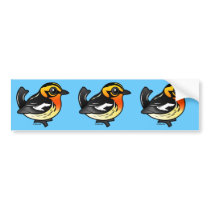 Blackburnian Warbler Bumper Sticker