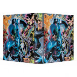 Blackest Night Comic Panel - Color 3 Ring Binder