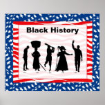 BlackHistoryTimelineFlag Print