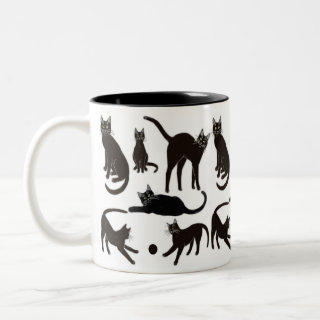 Blackie the Black Cat Mug