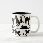 Blackie the Black Cat Mug mugs