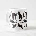 Blackie the Black Cat Specialty Mugs Extra Large Mugs