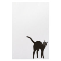 Blackie the Black Cat Stationery