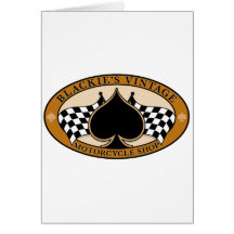 Blackie's Vintage Motorcycle Shop Cards
