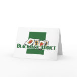 Blackjack addict's greetings cards