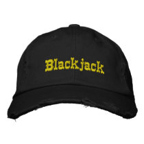 Blackjack Embroidered Hat embroidered hats by imperfectiomism Blackjack Embroidered Hat embroidered hats