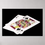 Blackjack Hand - Ace and Jack (3) Poster