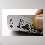 Blackjack Hand - Ace and King (3) Poster