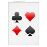 Blackjack / Poker Card Suits: Vector Art: