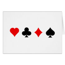 Blackjack / Poker Card Suits: Vector Art: