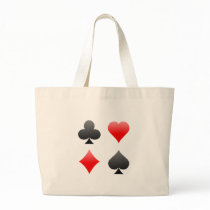 Blackjack / Poker Card Suits: Vector Art: Bags