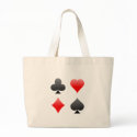 Blackjack / Poker Card Suits: Vector Art: bags