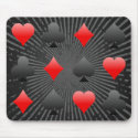 Blackjack / Poker Card Suits: Vector Art: Mousepad by spiritswitchboard Blackjack / Poker Card Suits: Vector Art: Mousepad