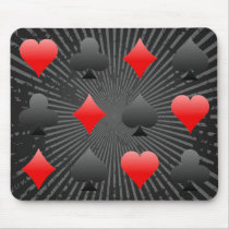 Blackjack / Poker Card Suits: Vector Art: Mousepad by spiritswitchboard Blackjack / Poker Card Suits: Vector Art: Mousepad