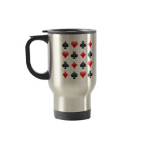 Blackjack / Poker Card Suits: Vector Art: Mug